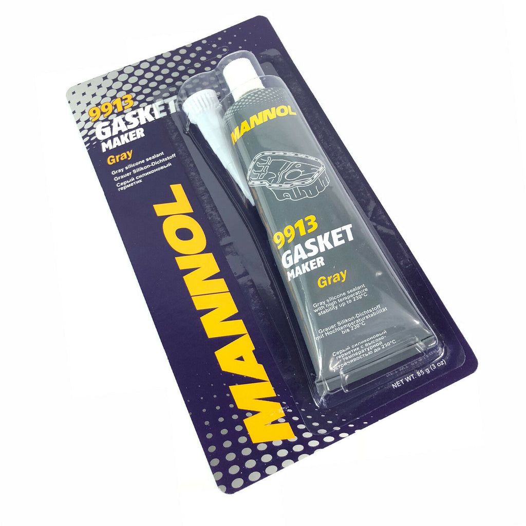 3 X  MANNOL 9913 SILICONE SEALANT GASKET MAKER HIGH TEMP SEALANT 85G TUBE