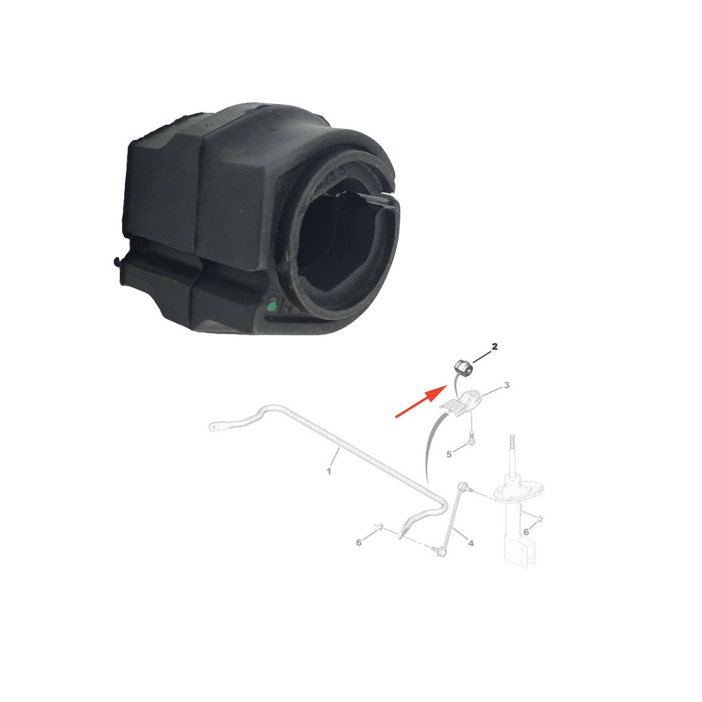 Front Stabiliser Mounting Anti Roll Bar Bush X 2 Fits Citroen Peugeot 5094.F2