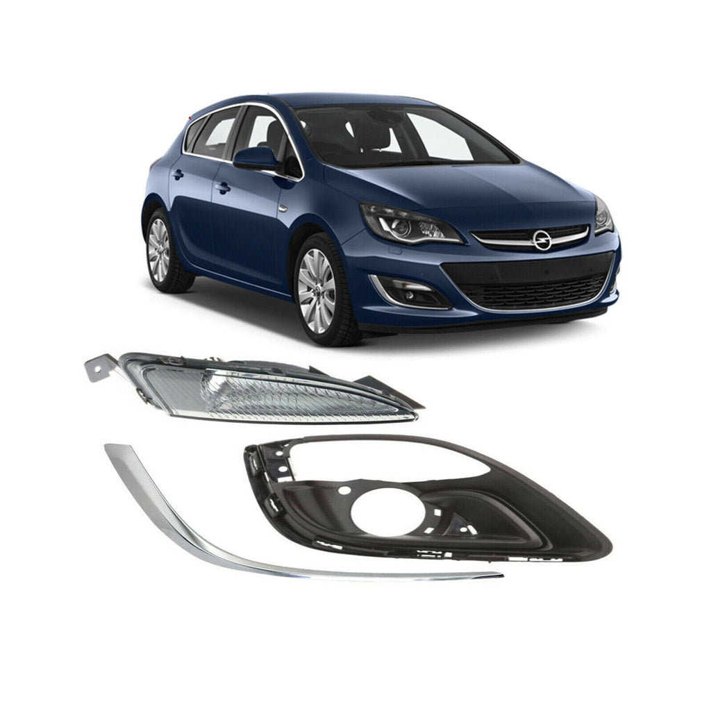 Vauxhall Astra Mk6 Front RH Bumper Fog Cover Light Frame Signal Lamp