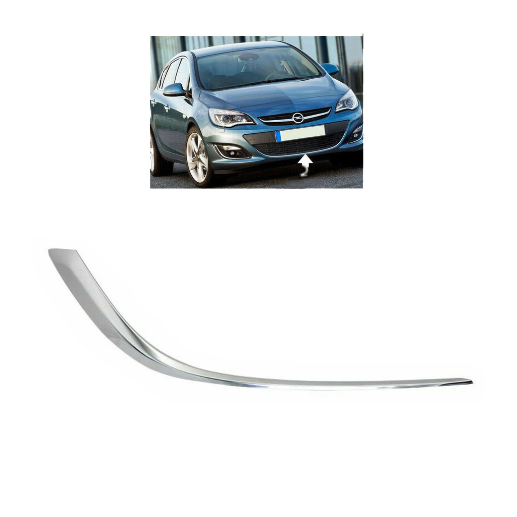 Vauxhall Astra J Front Bumper Accessories Set 2012 to 2015 1322022 1320211