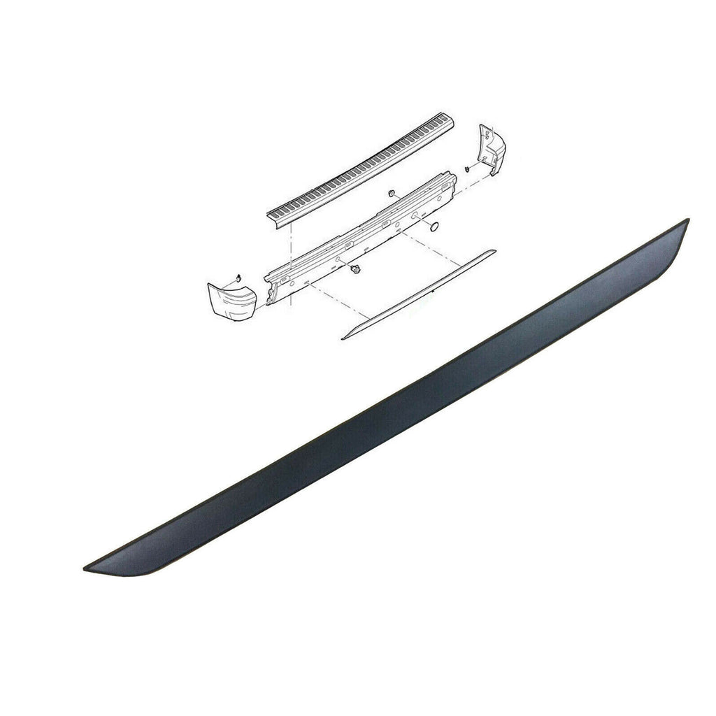 Ford Transit Connect Rear Bumper With Parking Sensör Holes Covers 09 to 13