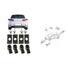 4X BUMPER PDC SENSOR HOLDER MOUNT BRACKET GUIDE WITH PARKING SENSOR VW GOLF MK6