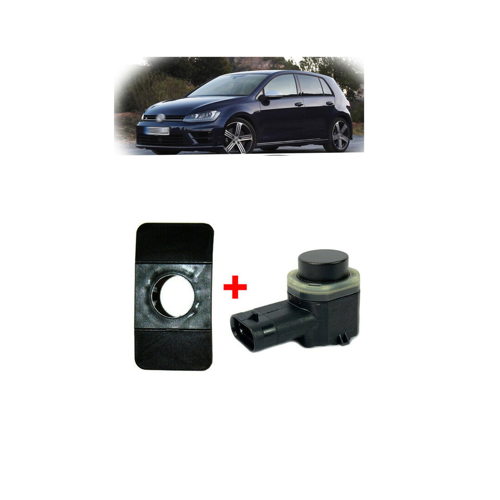 4X BUMPER PDC SENSOR HOLDER MOUNT BRACKET GUIDE WITH PARKING SENSOR VW GOLF MK6