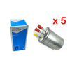 5 X TRANSIT CONNECT FUEL FILTER 1.8. 90 / 110 PS TDCI  2002 - 2014 1342601