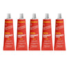 5 X MANNOL 9914 RED SILICONE SEALANT GASKET MAKER HIGH TEMP SEALANT 85G TUBE