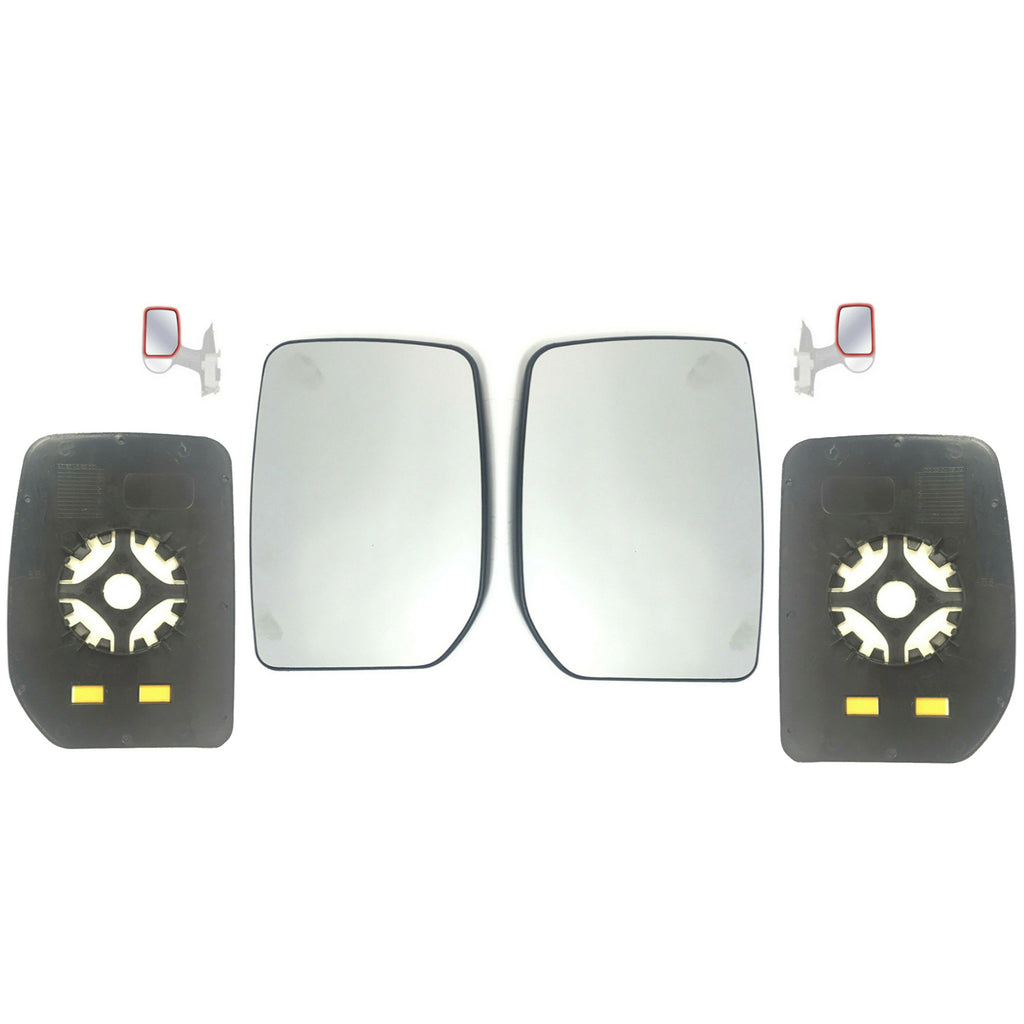 Ford Transit MK6 MK7 Right Left Side Wing Mirror Glass 2000 to 2014 4059965