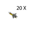 20 X Magnetti Marelli H4 12V Yellow P43t 60/55W Spotlight Headlight Fog Light Bulb 002575100000