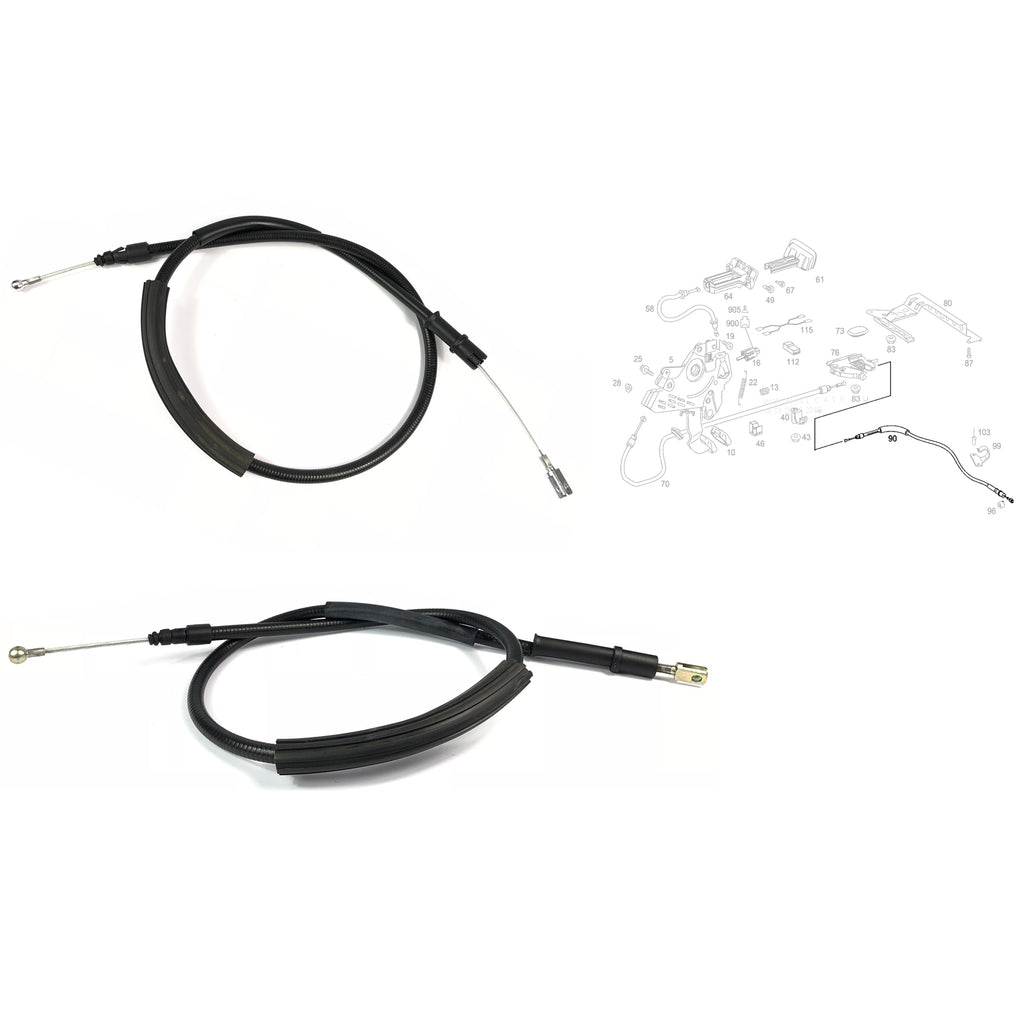 Rear Left And Right Handbrake Parking Cables Fits Mercedes Benz Vito 6394270438 6394203585