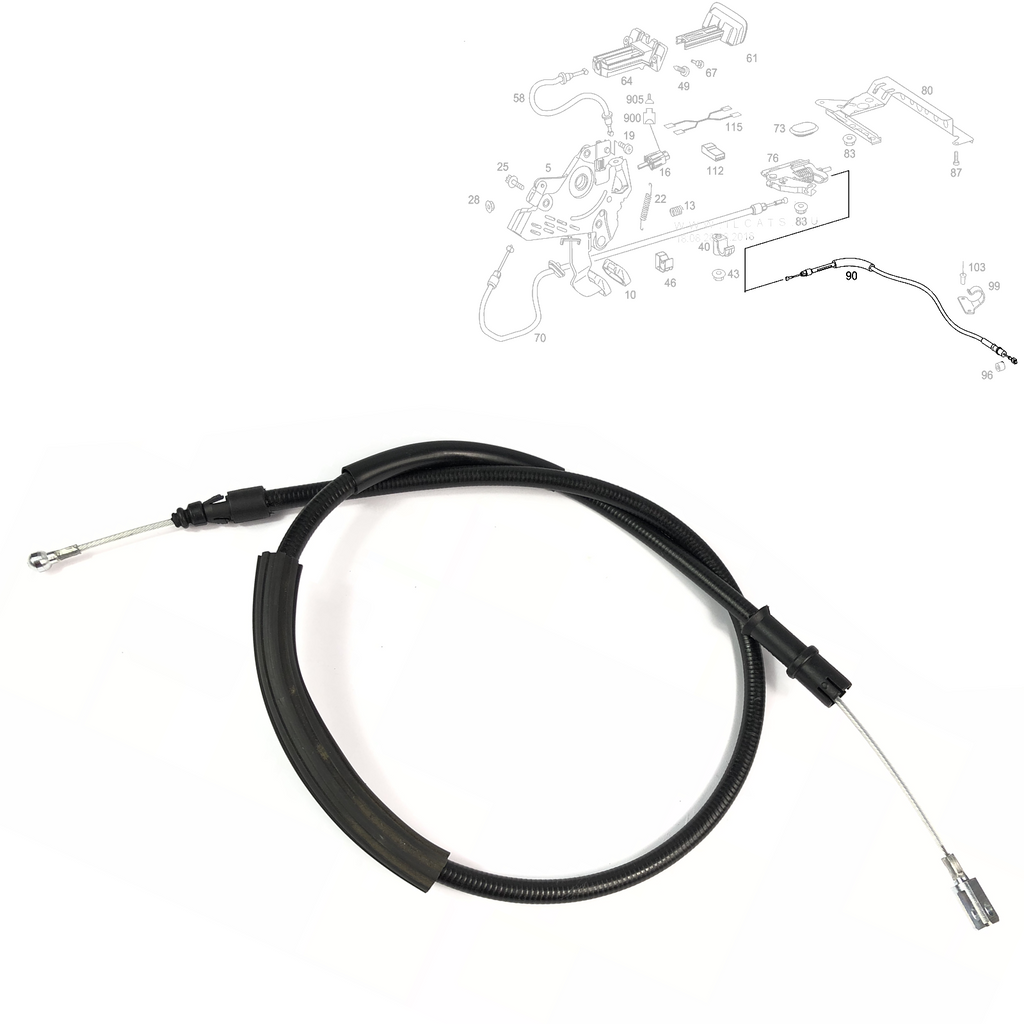 Rear Left And Right Handbrake Parking Cables Fits Mercedes Benz Vito 6394270438 6394203585