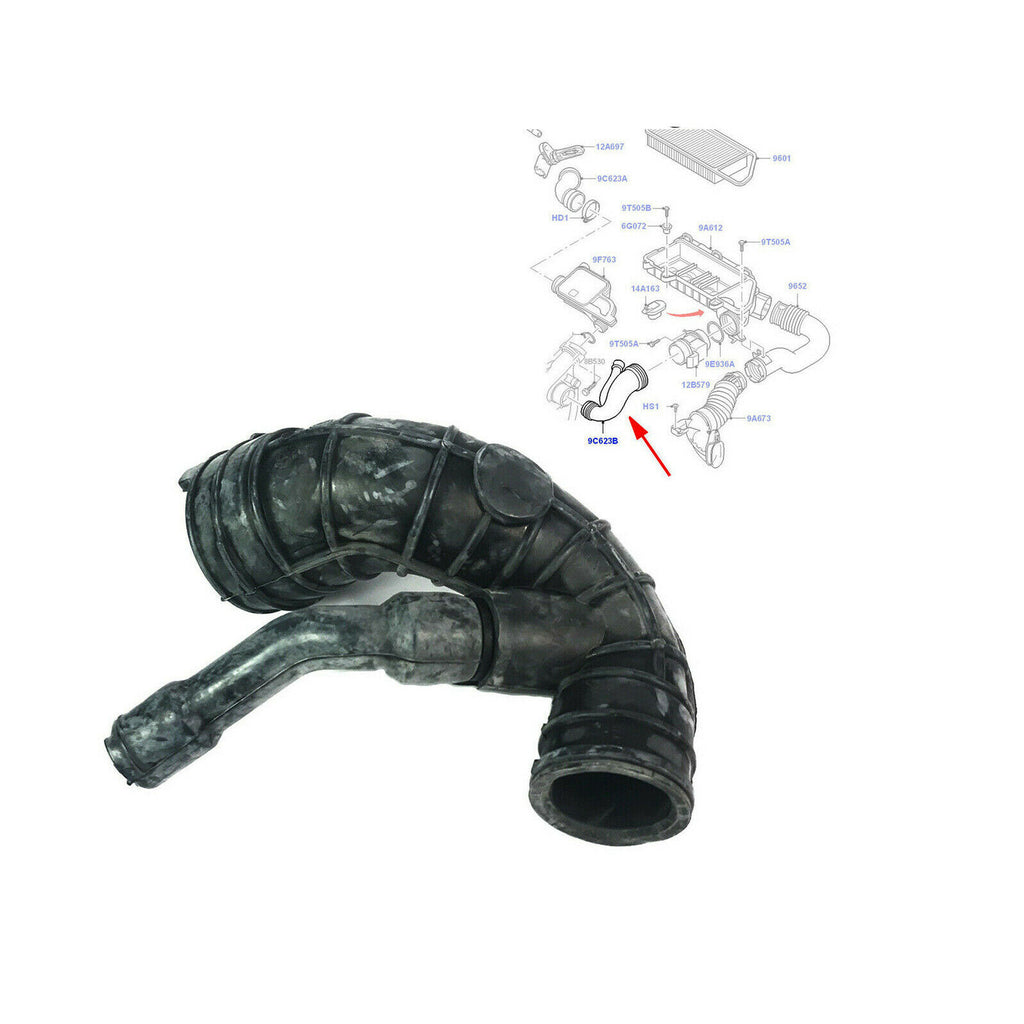 Peugeot Bipper Ford Fiesta Citroen C1 Air Intake Hose Pipe 1670802