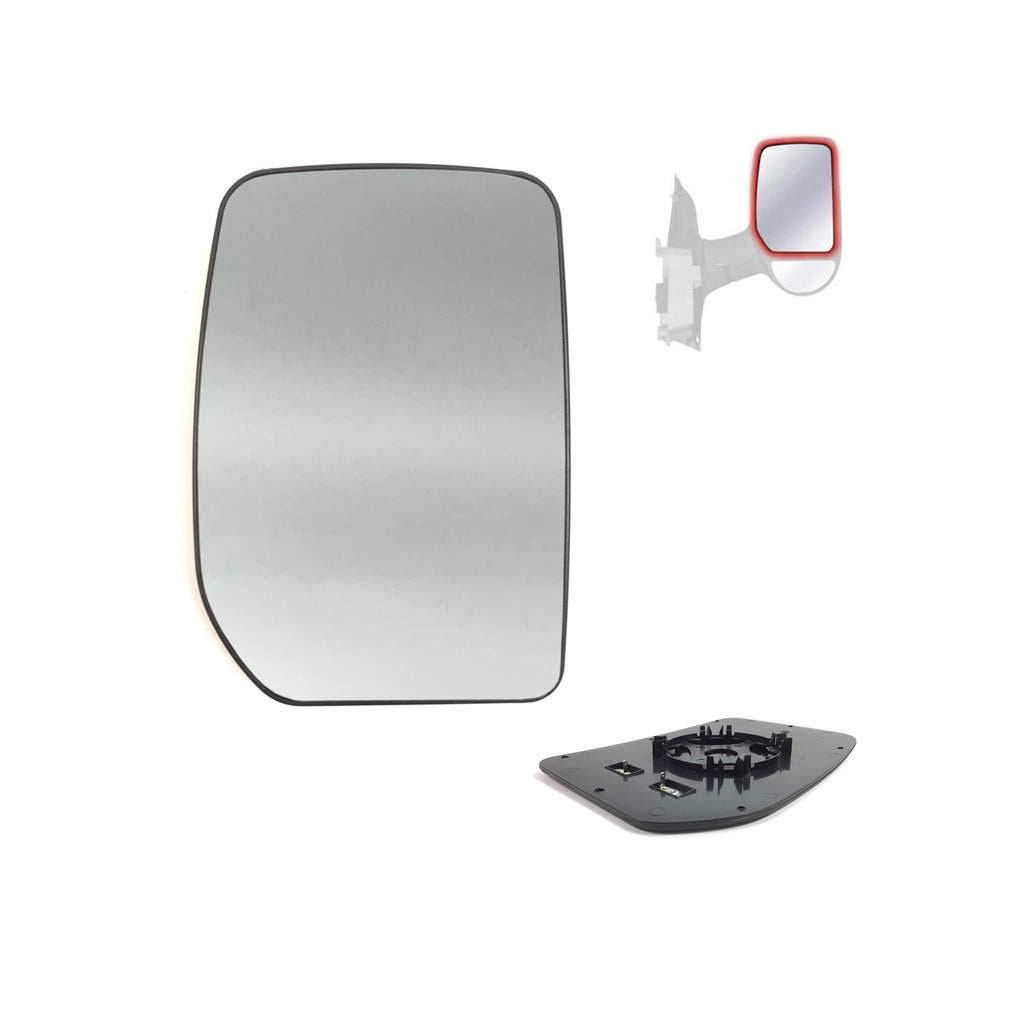 Ford Transit MK6 MK7 Right Side Wing Mirror Blind Spot Heated Glass 4458055