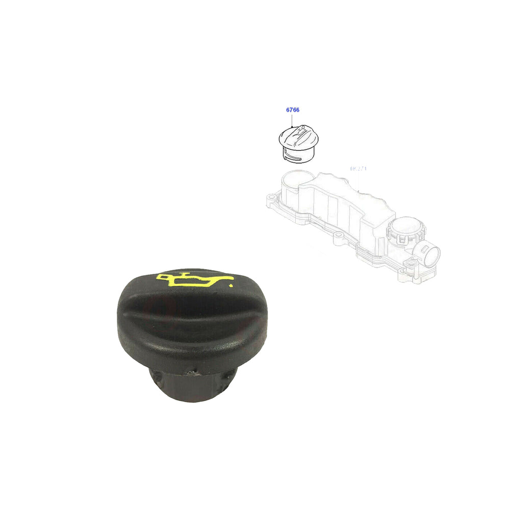 Citroen Fuel Tank Cap Cover Engine Oil Filler Cap Fuel Filler Tank Cover 1180F9