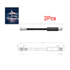 VW Audi Seat Skoda Rear Brake Hose Set 2 X 1K0611775