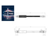 Mercedes Benz G Serie W460 W461 W463 Front Brake Hose Set 4604205048 460428543