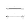Mercedes Benz Vito 1996 to 2003 Brake Hose Set  6384281035 6384282135