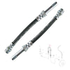 REAR BRAKE HOSE LINE PIPE FLEXIBLE PAIR FITS FORD MONDEO, 93BB2282CA, 6758587