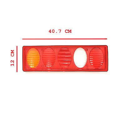 2 X FORD TRANSIT UNIVERSAL PICK UP TRUCK REAR LAMP LIGHT LENS FITS LEFT / RIGHT