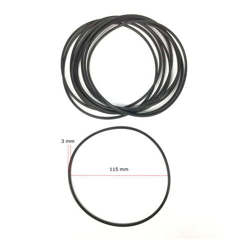 115 x 3mm RUBBER O-RING SEAL (10 PCS)