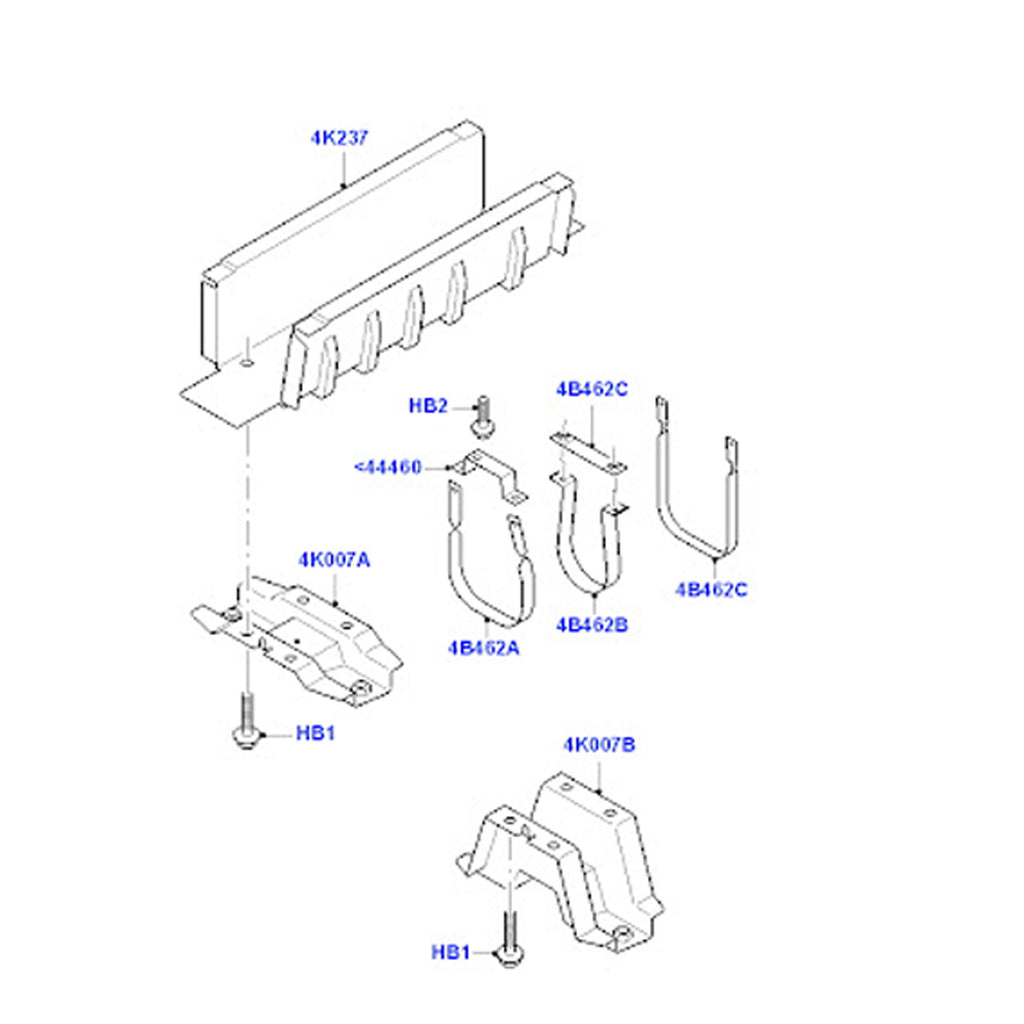 Ford Transit Mk6 Propshaft Bracket 2000 to 2006 4042054 YC154K007CD