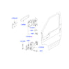 Ford Transit Mk7 Front Door Hinge Fixing Pin Circlip 2006 ON 1419471