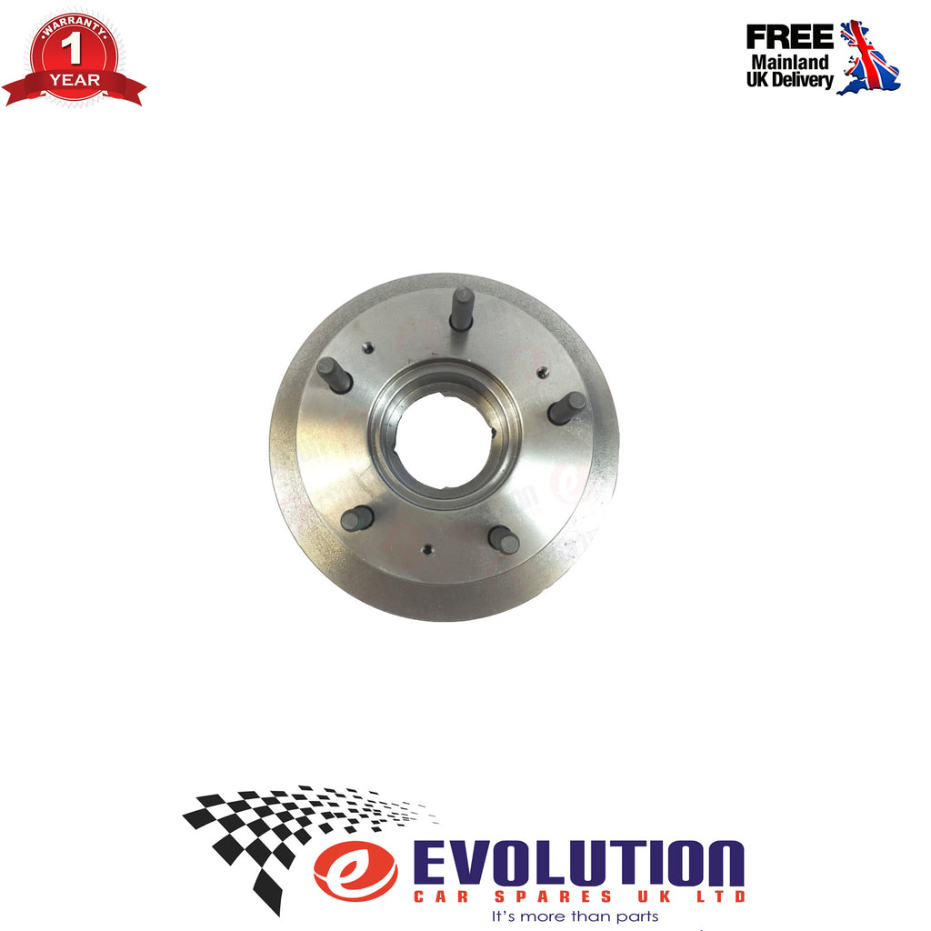 REAR TWIN WHEEL HUB, DISC, ABS RING, STUDS FITS FORD TRANSIT MK6, MK7, MK8 00-ON