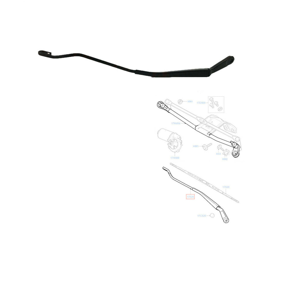 Front Wiper Arm Right Side Fits Ford Transit Connect 2T1417526BC 4448001