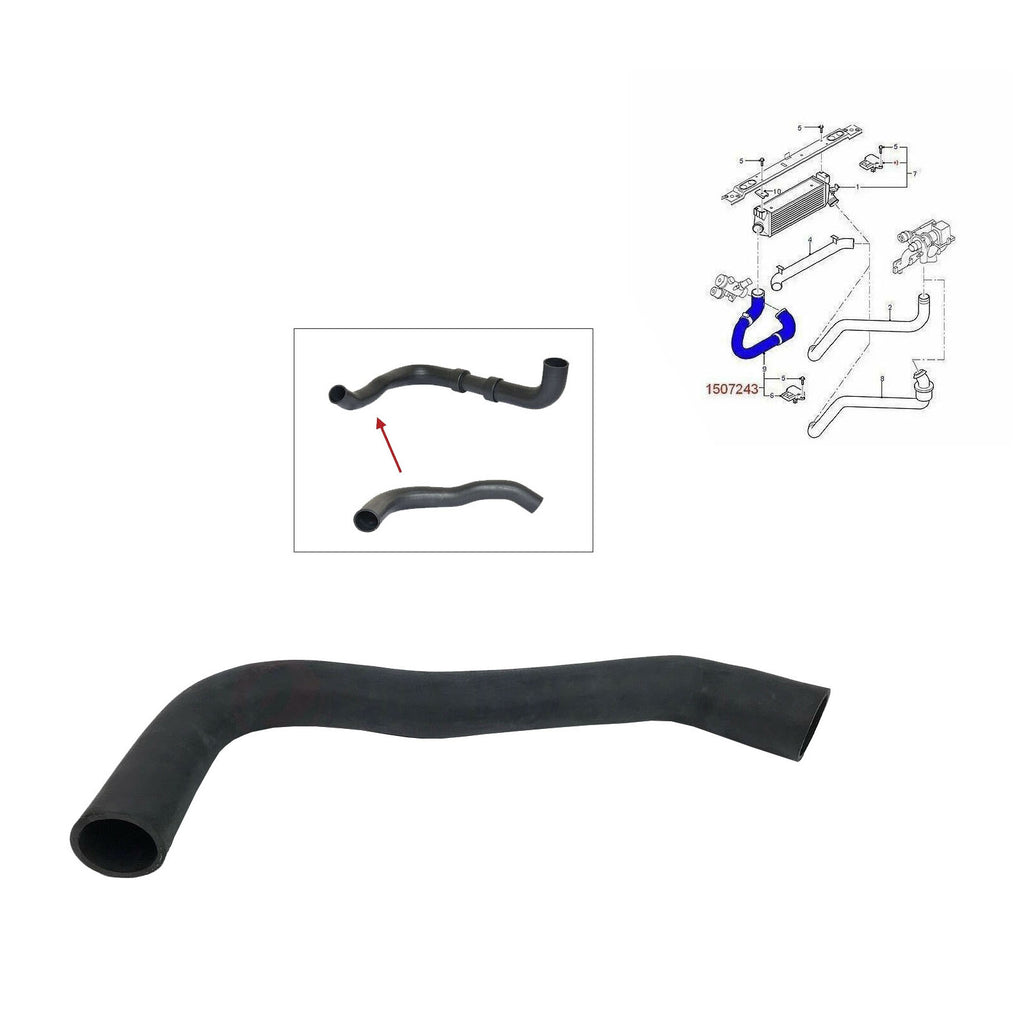 INTERCOOLER TURBO HOSE PIPE FITS FORD TRANSIT 2.4 D 1507243 4C11-6C646-AB