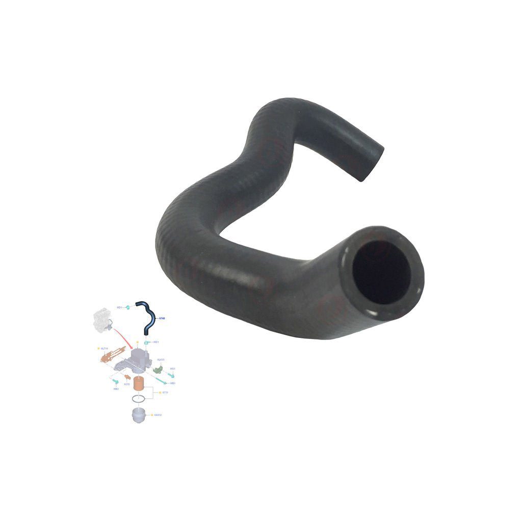 Oil Cooling Hose Fits Ford Transit V 348 MK7 2006 Onwards 1765178