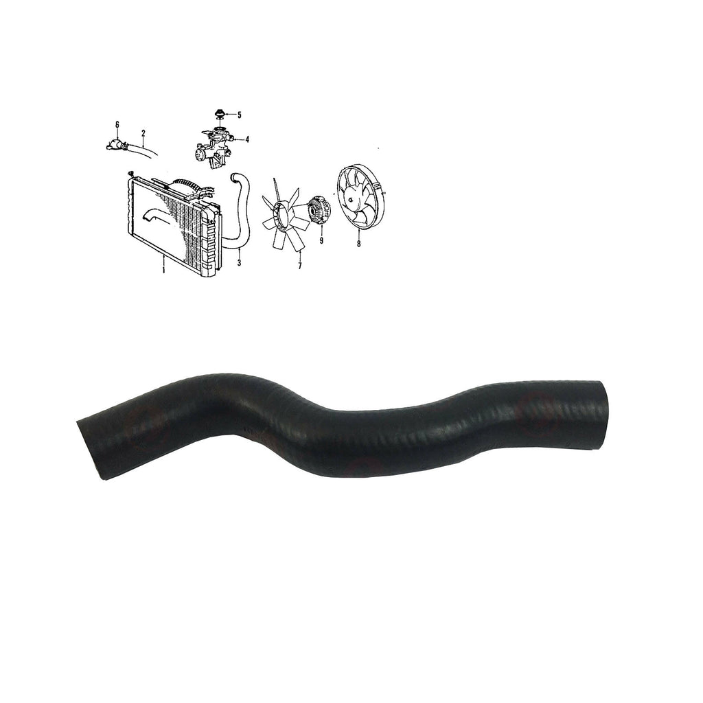 RADIATOR HOSE FITS VOLVO 740 1983 to 1992, 3536130