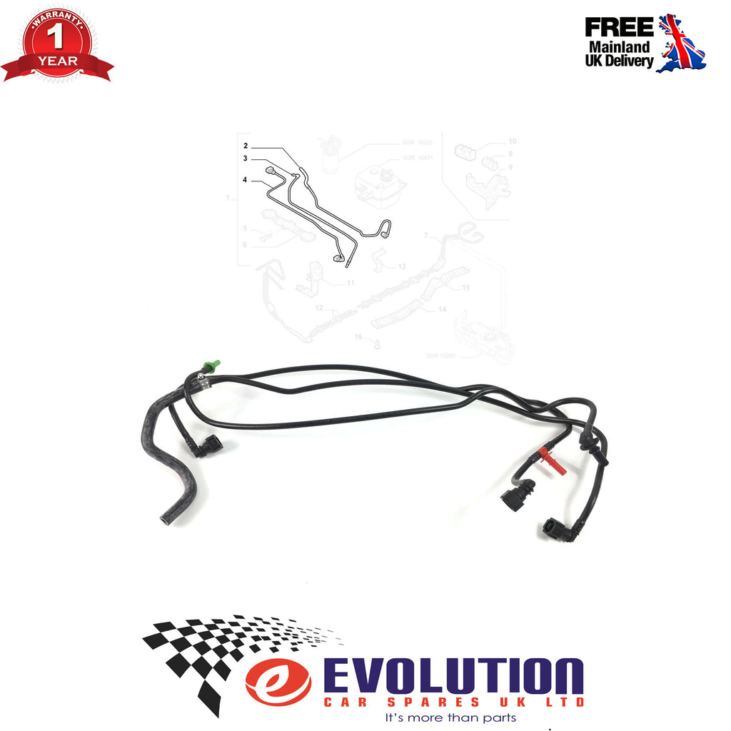 Fuel Pipe Set  Fits Fiat Doblo 1.3 JTD 1.9 JTD 51743941