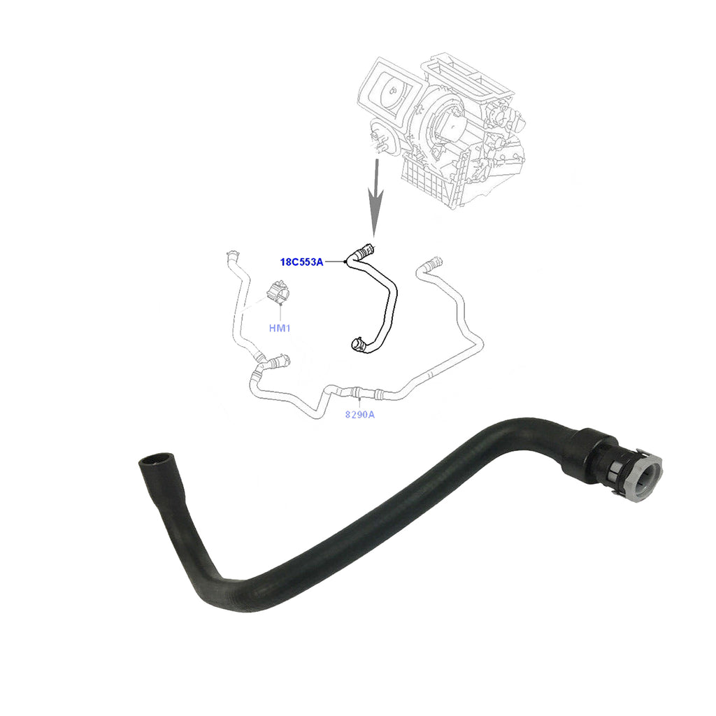 Upper Radiator Heater Hose Fits Ford Focus Mk2 C Max 2007 Onwards 1469329