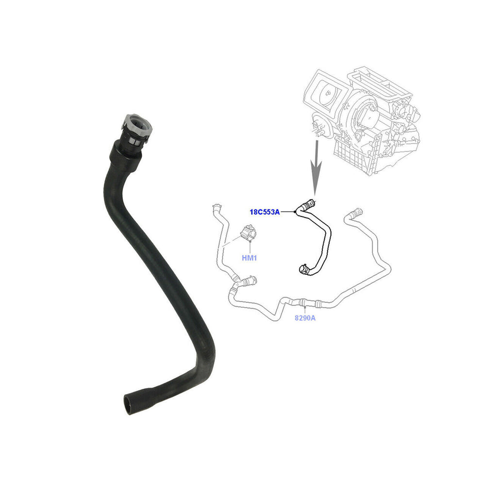 Upper Radiator Heater Hose Fits Ford Focus Mk2 C Max 2007 Onwards 1469329