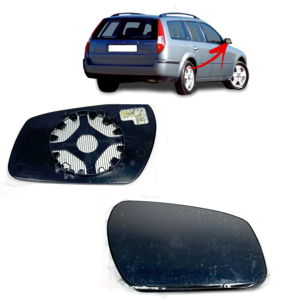 RIGHT WING MIRROR ELECTRIC HEATED GLASS FITS FORD FOCUS, MONDEO, 1117385