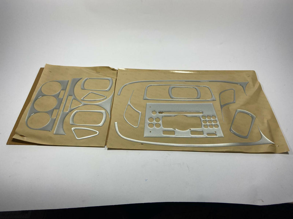 BRAND NEW OPEL CORSA D ALUMINIUM DASHBOARD PROTECTOR COVER 2007 ONWARDS 14 PCS