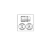 PREVOST G 1/4 7,4 mm PARALLEL FEMALE THREADED COMPOSITE COUPLER ESI 071101