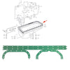 HIGH QUALITY WET SUMP GASKET SEAL FITS VOLVO FL, F, N, 424 602