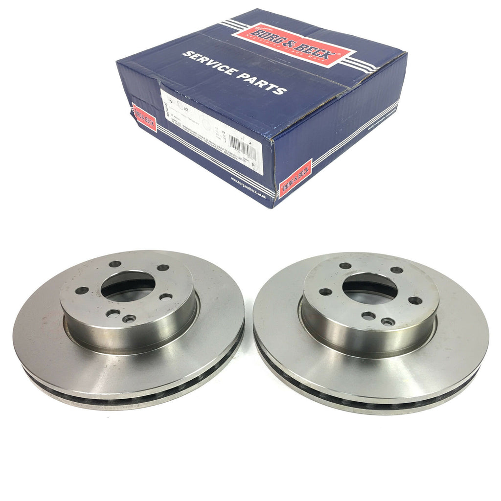Mercedes C-Class A Pair Of Borg Beck Front Brake Disc E-Class A2044210712