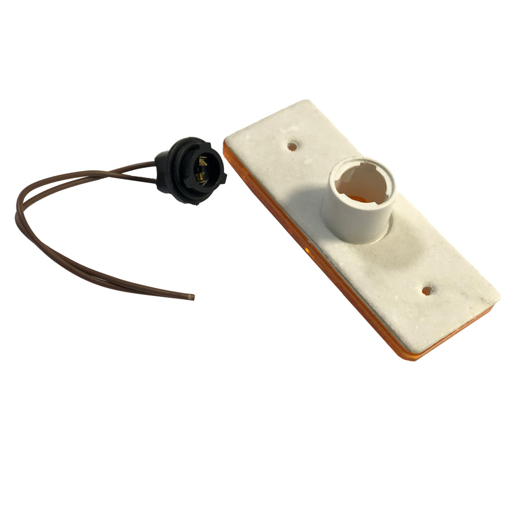 Led Amber Side Marker Light Indicator Lamp with Wiring Loom No Bulb 12V 24V Fits Trailer Truck Lorry