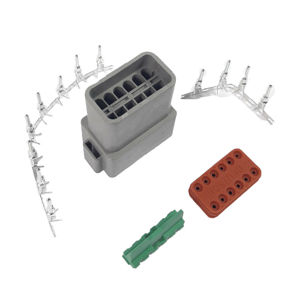 CONSTRUCTION, HEAVY DUTY VEHICLE HARNESS LOOM 12 PIN CONNECTOR