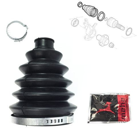 BELLOW SET CV JOINT DRIVESHAFT + GREASE FITS BMW, FIAT, OPEL, RENAULT, 46307716