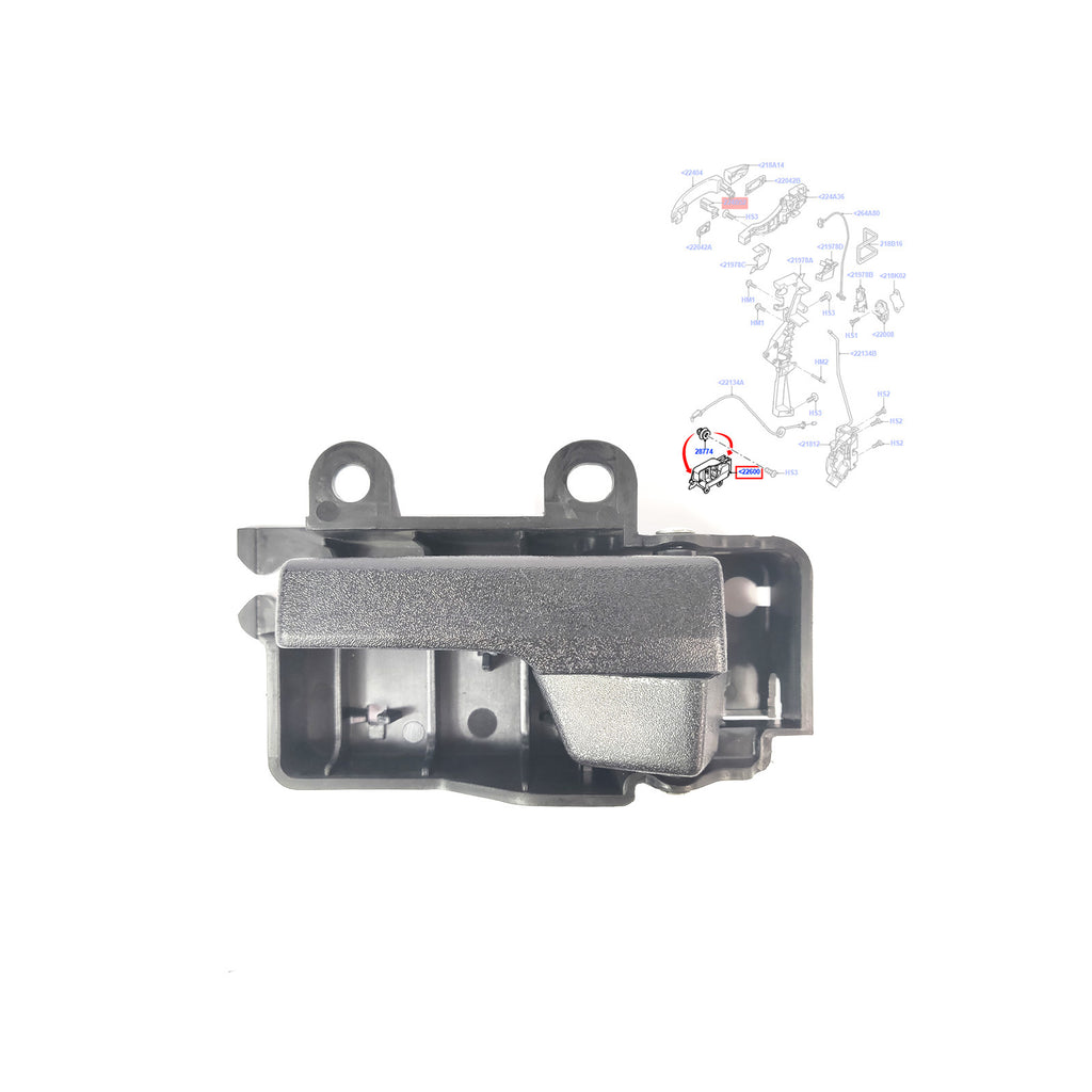 FRONT/REAR LEFT DOOR LOCK CONTROL HANDLE FITS FORD FOCUS, C-MAX, 3M51R22601AA