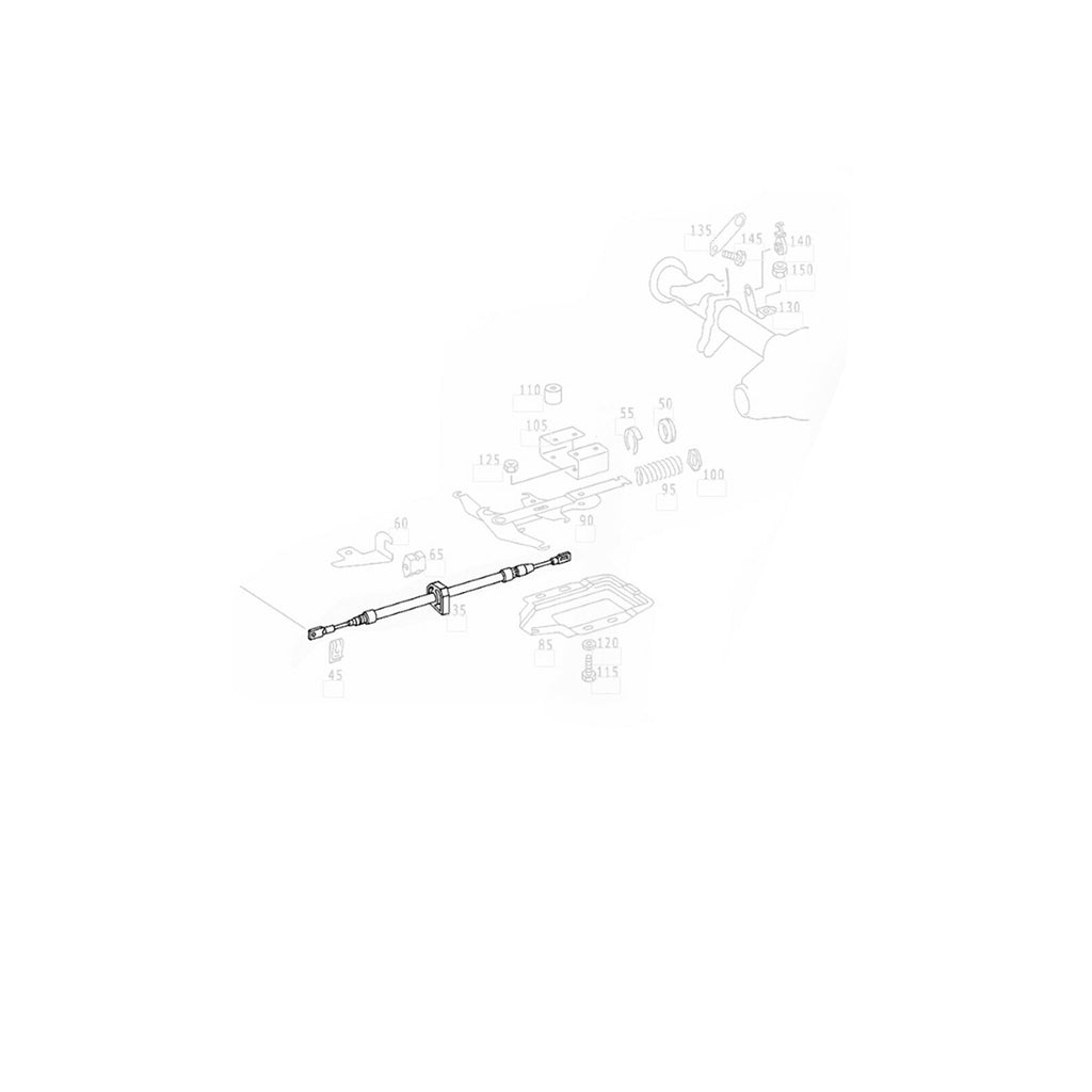 Mercedes Benz Sprinter W901 904 Rear Handbrake Parking Cable A9044200385