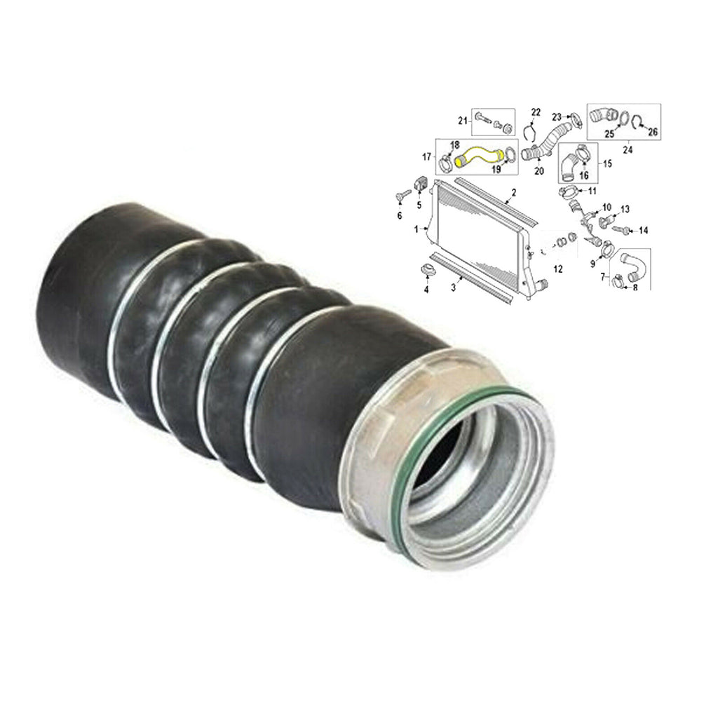 Intercooler Turbo Hose Fits VW Golf MK5 Audi A3 Skoda Octavia 3C0145834L