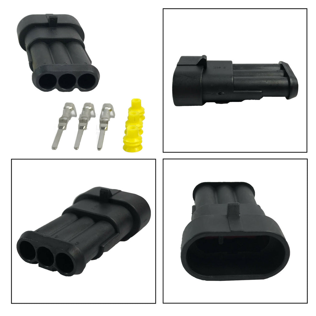 3 PIN CONNECTOR MALE 37228