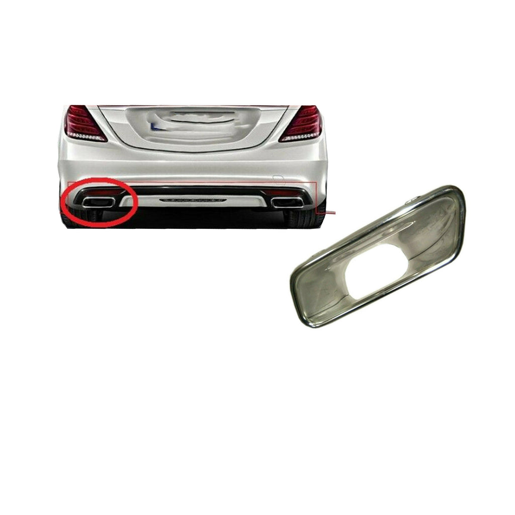 EXHAUST MUFFER TIPS AMG LEFT SIDE FITS MERCEDES BENZ S CLASS W222, A2214904127