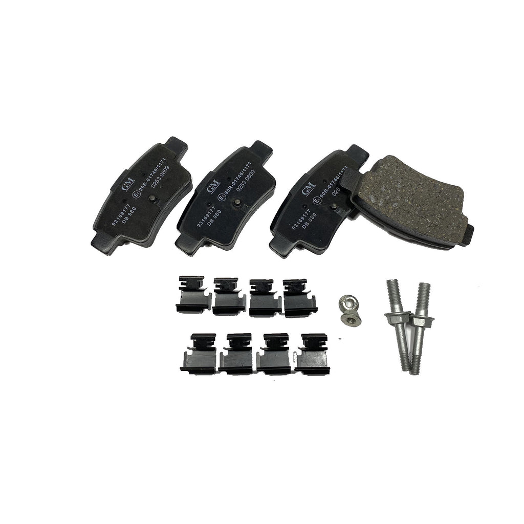 Genuine Vauxhall Corsa D 2006 to 2014 Fits Brake Pad Kit 93169177
