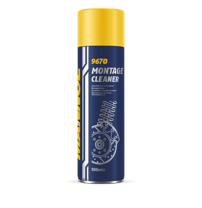 Mannol 9670 Montage Brake Cleaner Aerosol Spray German Large Can 500ml 