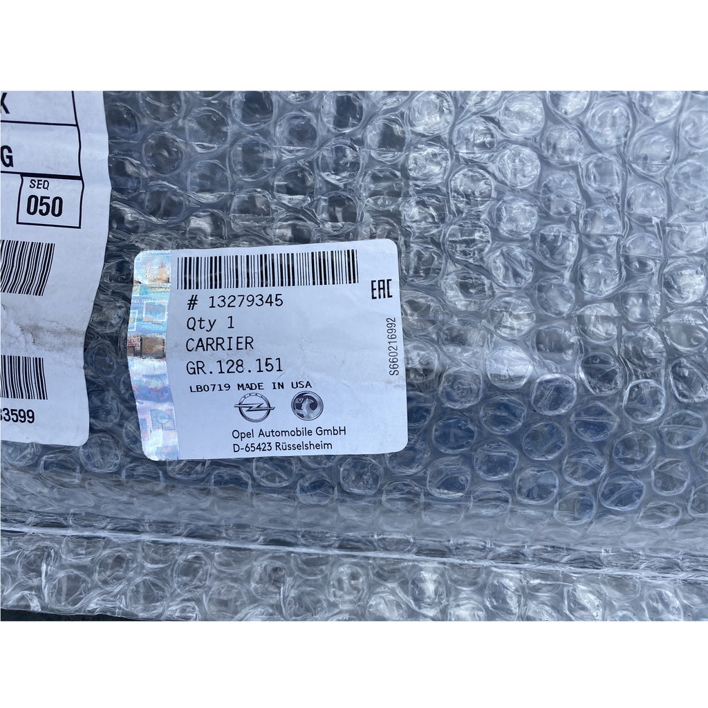 Genuine Vauxhall Opel Zafira C Tourer 2012 On Left Side Roof Rail Bar 13279345