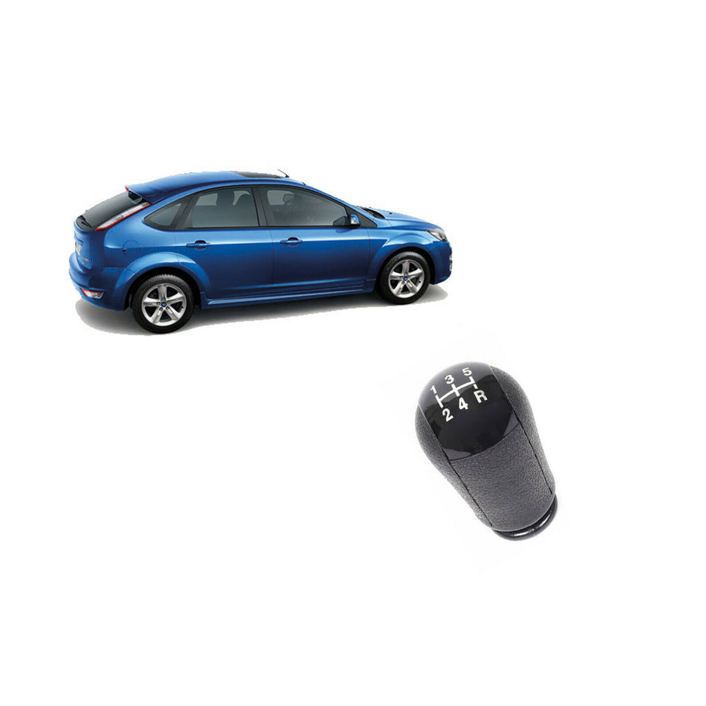 Gear Shift Lever Control Knob 5 Speed Manual Black Fits Ford Focus 3M5R7217CB
