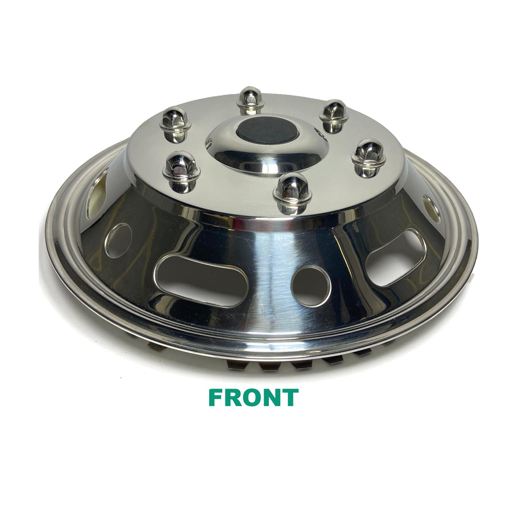 4 X Universal 16" Inch Trend RC Car Wheel Trims Cover Hub Caps Stainles Steel